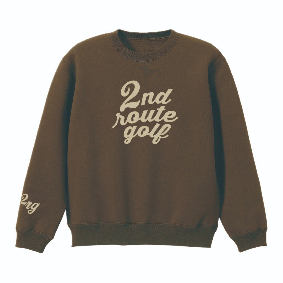 クルーネックスウェット（裏起毛）CNF0001 | 2ND ROUTE GOLF
